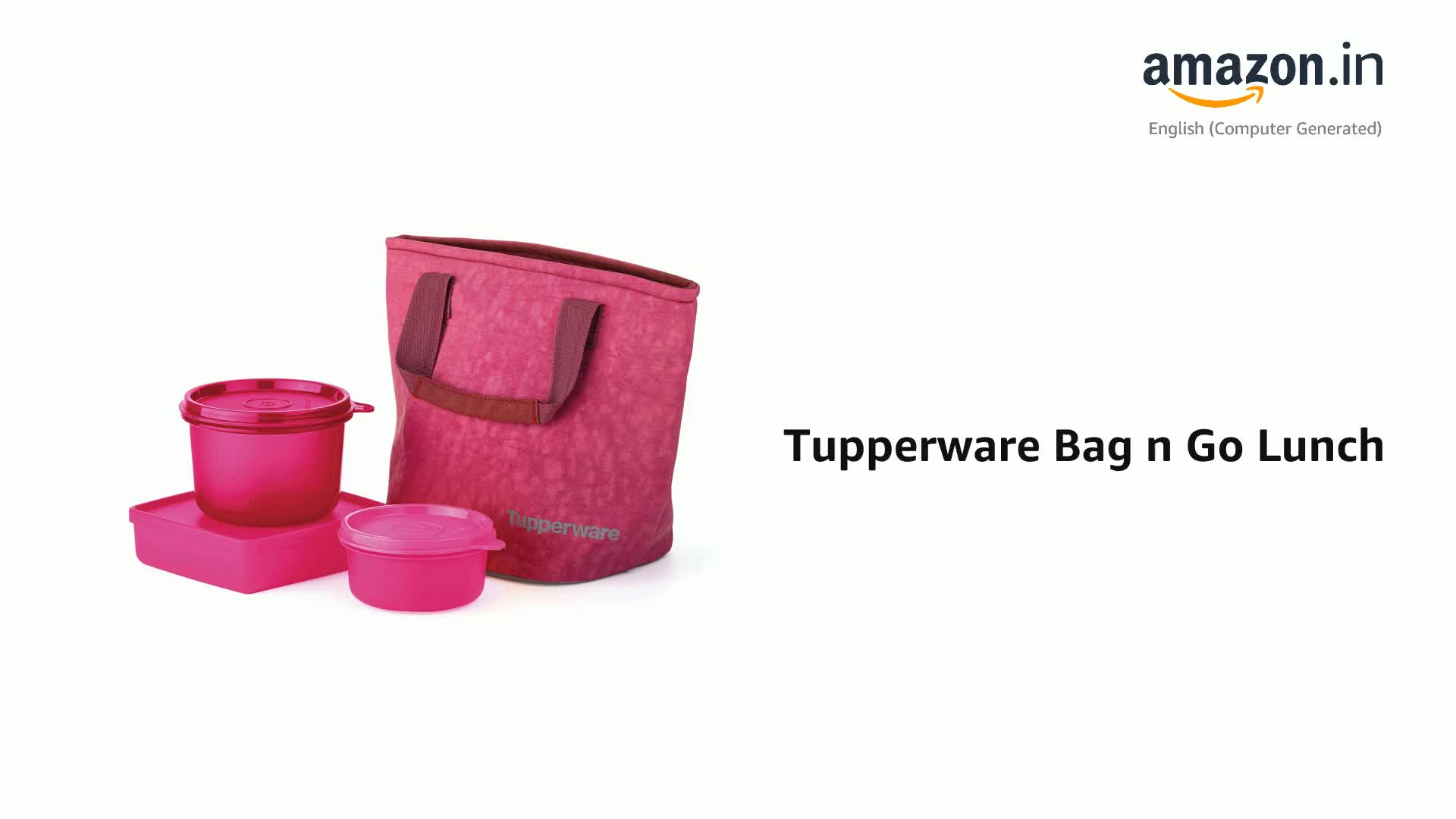 Buy Tupperware Bag n Go Lunch (Pink) (Set of 1) Online at Low